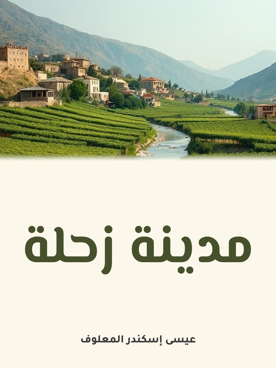 غلاف كتاب مدينة زحلة