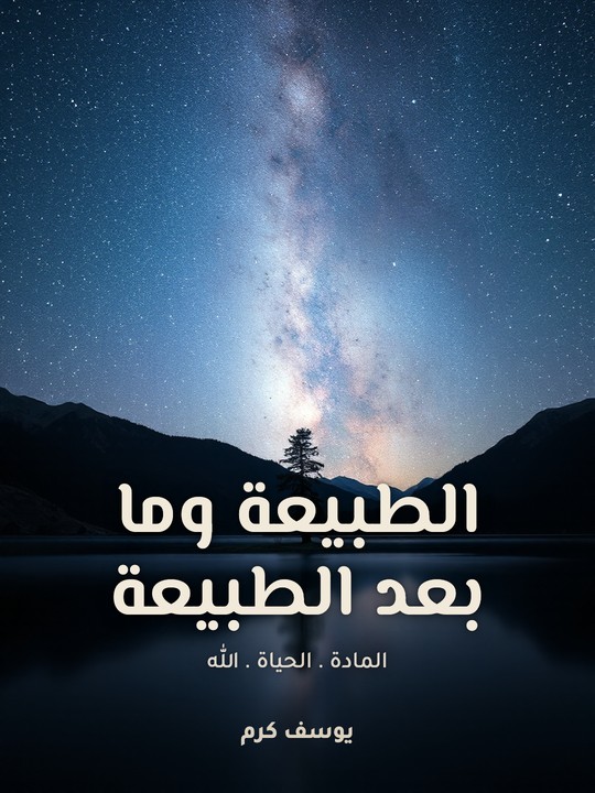 غلاف كتاب الطبيعة وما بعد الطبيعة: المادة . الحياة . الله