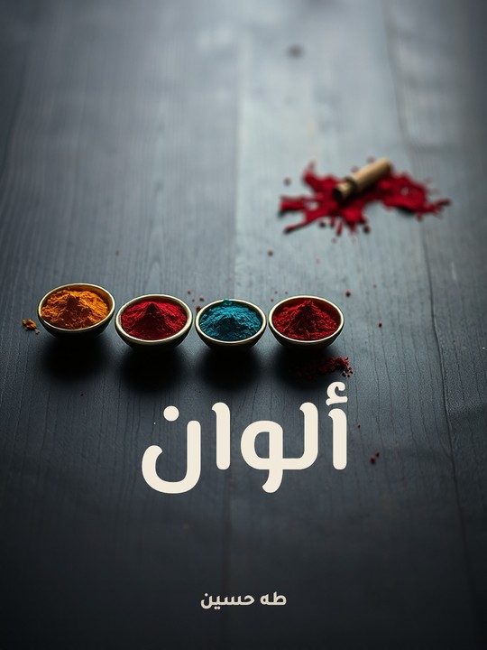 غلاف كتاب ألوان
