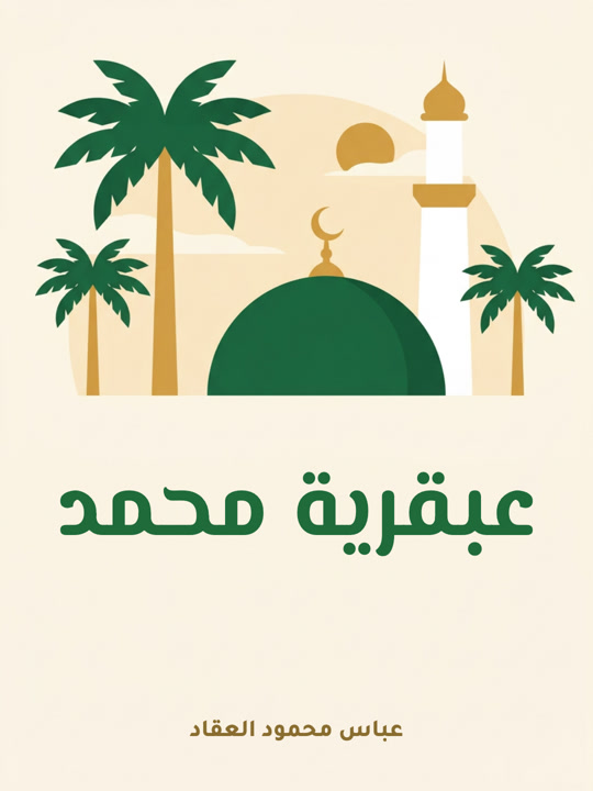 غلاف كتاب عبقرية محمد