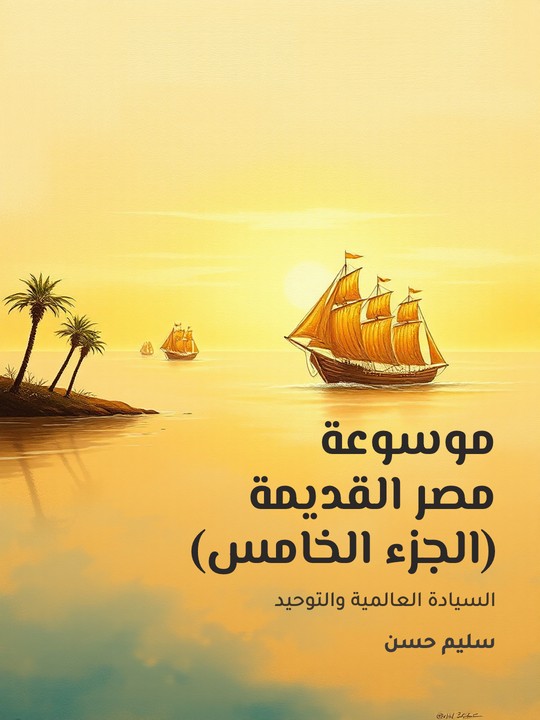 غلاف كتاب موسوعة مصر القديمة (الجزء الخامس): السيادة العالمية والتوحيد