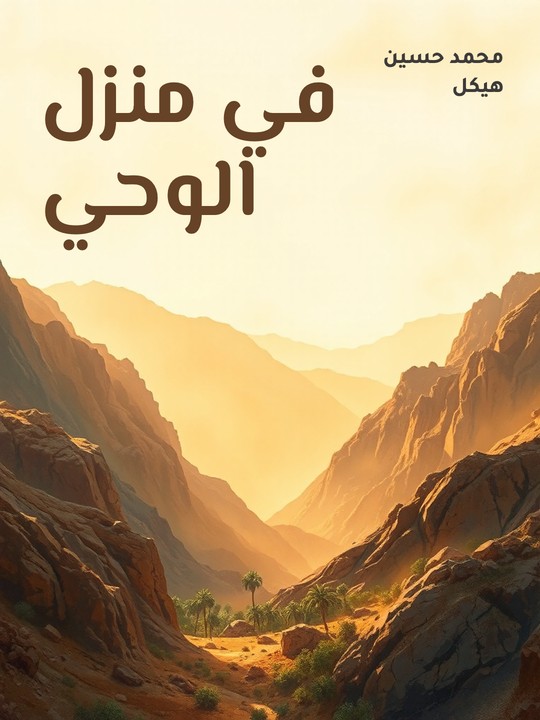 غلاف كتاب في منزل الوحي