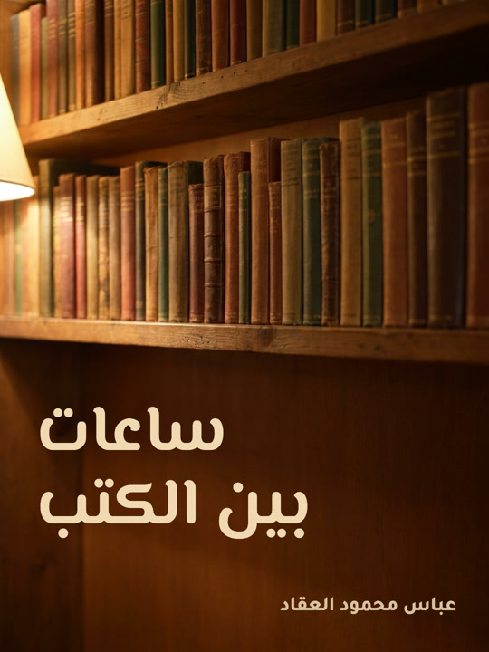 غلاف كتاب ساعات بين الكتب