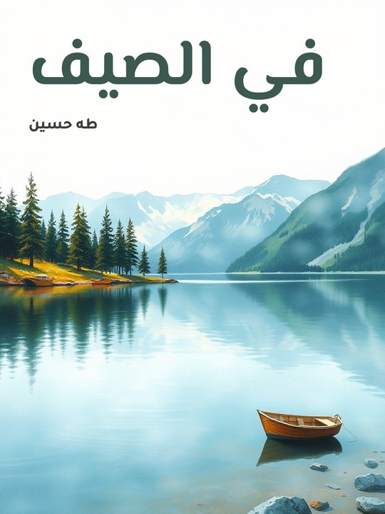 غلاف كتاب في الصيف