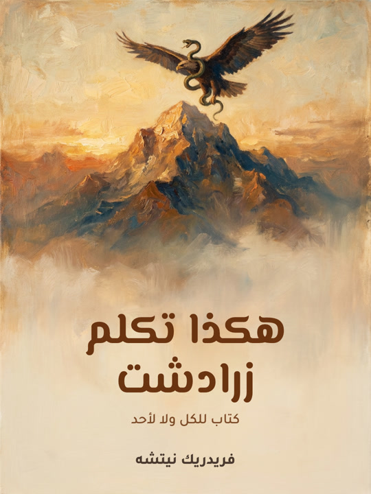 غلاف كتاب هكذا تكلم زرادشت: كتاب للكل ولا لأحد
