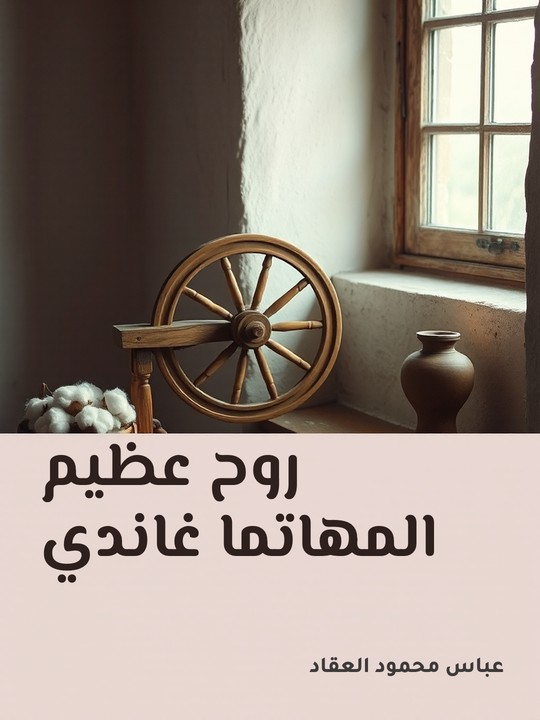 غلاف كتاب روح عظيم المهاتما غاندي