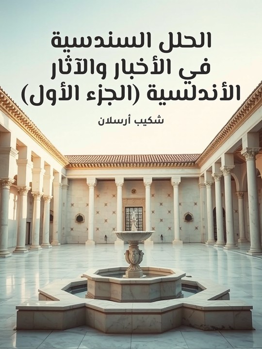 غلاف كتاب الحلل السندسية في الأخبار والآثار الأندلسية (الجزء الأول)
