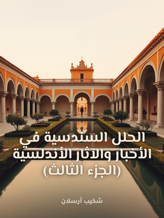 غلاف كتاب الحلل السندسية في الأخبار والآثار الأندلسية (الجزء الثالث)