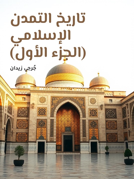 غلاف كتاب تاريخ التمدن الإسلامي (الجزء الأول)