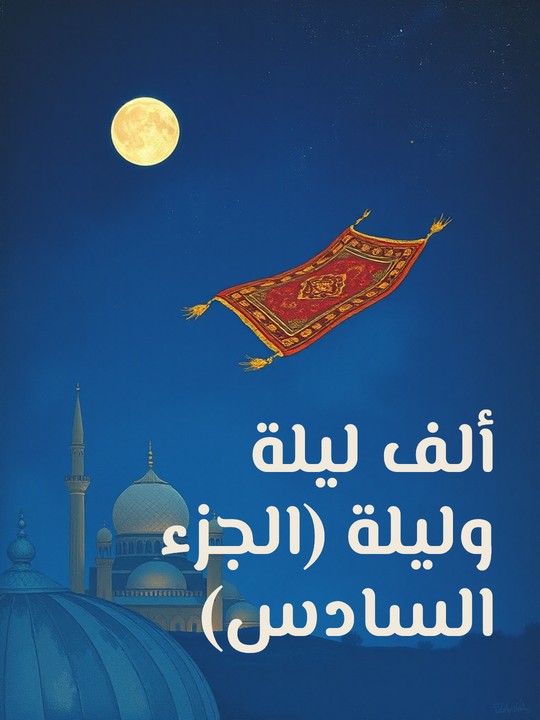 غلاف كتاب ألف ليلة وليلة (الجزء السادس)