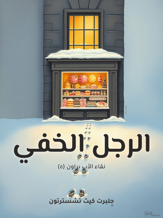 غلاف كتاب الرجل الخفي: نقاء الأب براون (٥)