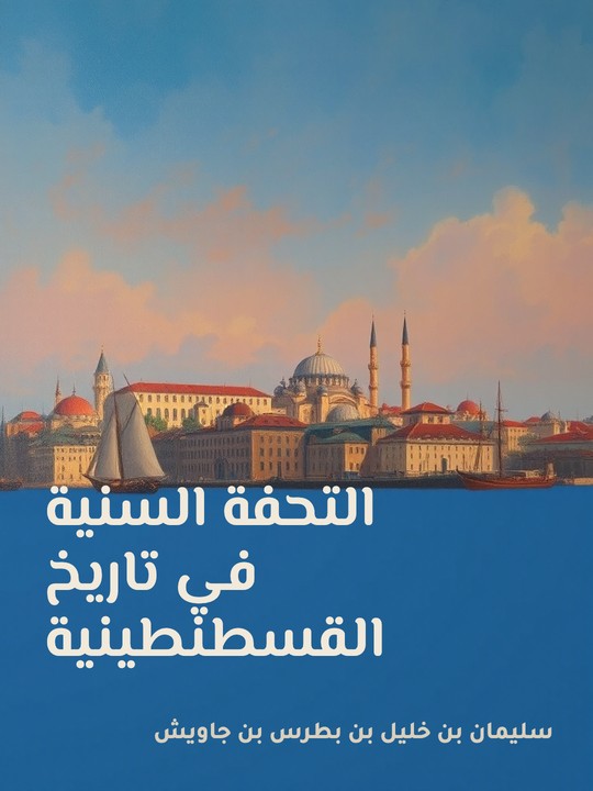 غلاف كتاب التحفة السنية في تاريخ القسطنطينية