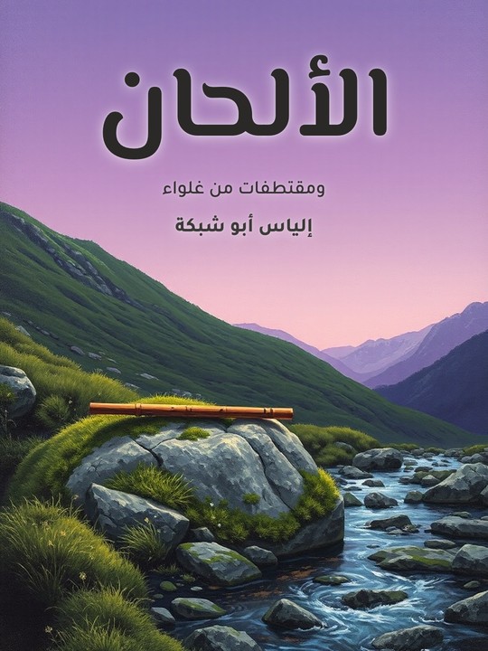 غلاف كتاب الألحان: ومقتطفات من غلواء