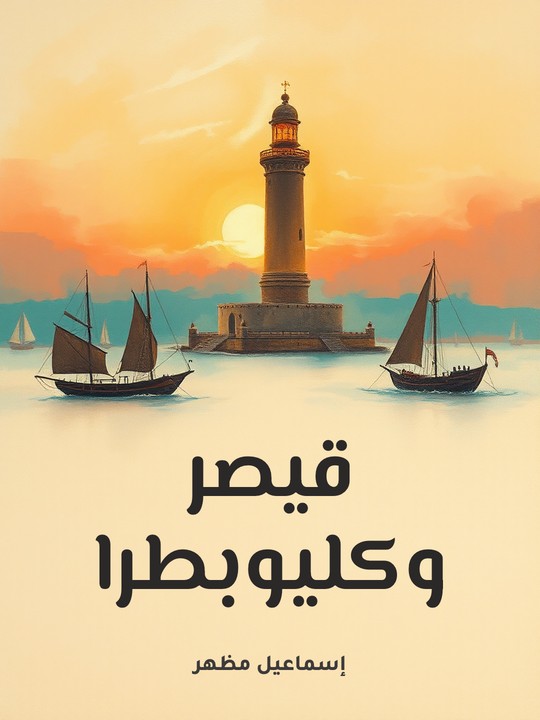 غلاف كتاب قيصر وكليوبطرا