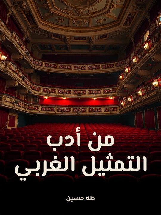 غلاف كتاب من أدب التمثيل الغربي