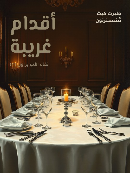 غلاف كتاب أقدام غريبة: نقاء الأب براون (٣)