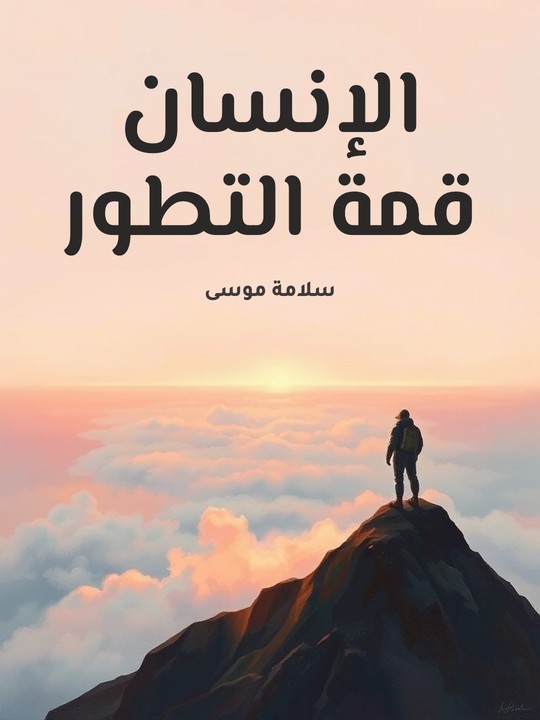 غلاف كتاب الإنسان قمة التطور