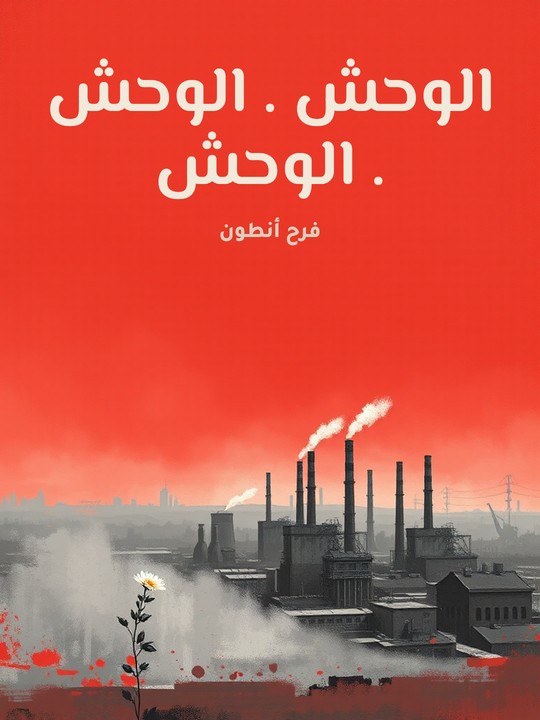 غلاف كتاب الوحش . الوحش . الوحش
