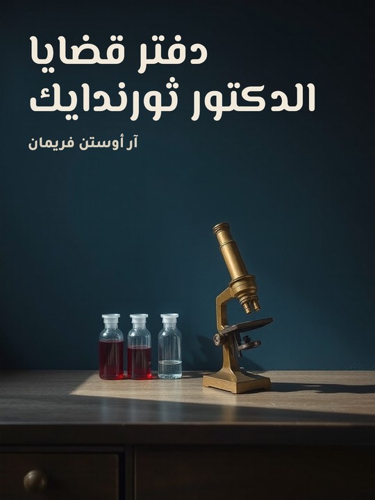 غلاف كتاب دفتر قضايا الدكتور ثورندايك