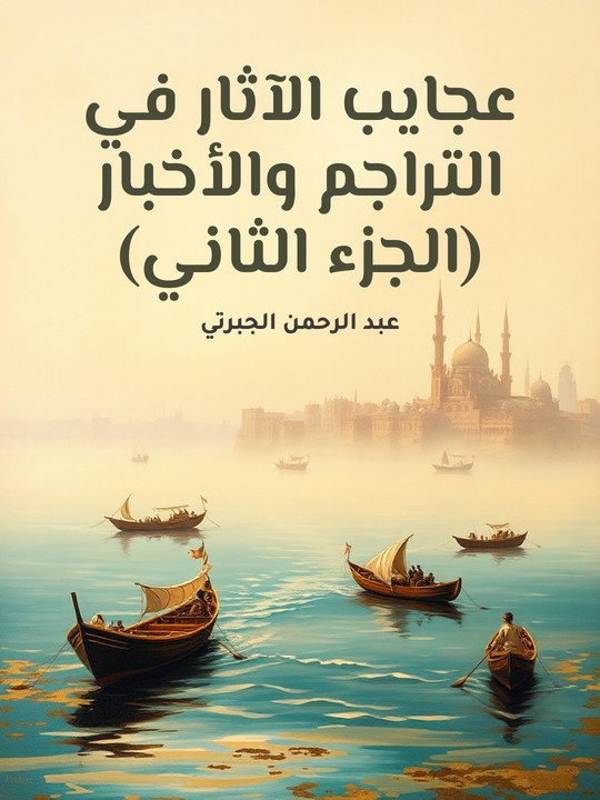 غلاف كتاب عجايب الآثار في التراجم والأخبار (الجزء الثاني)