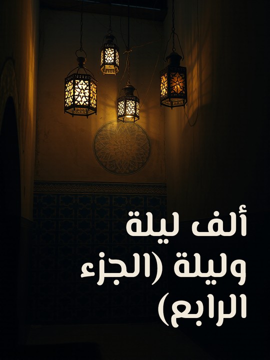 غلاف كتاب ألف ليلة وليلة (الجزء الرابع)