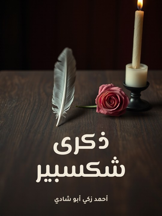 غلاف كتاب ذكرى شكسبير