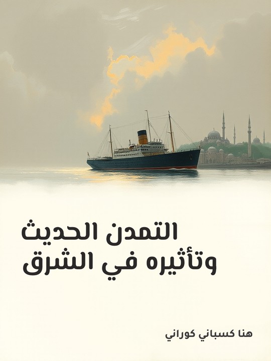 غلاف كتاب التمدن الحديث وتأثيره في الشرق