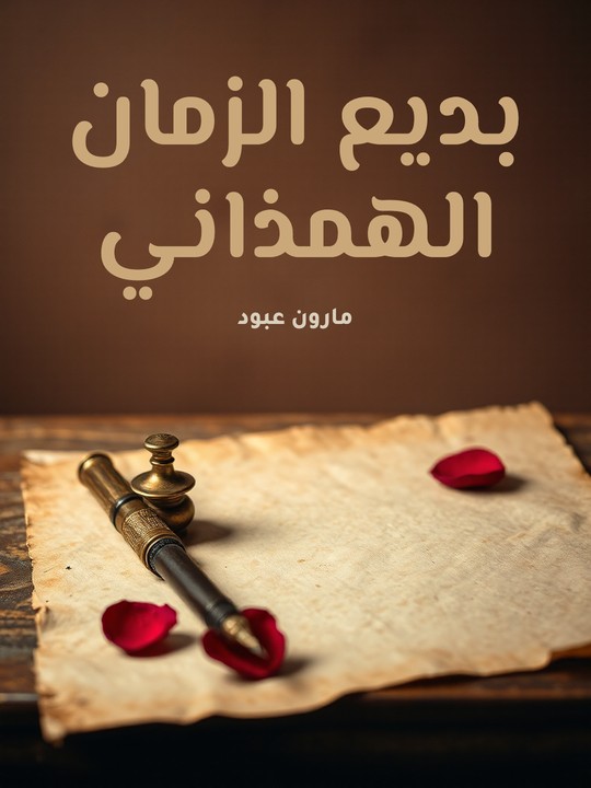 غلاف كتاب بديع الزمان الهمذاني