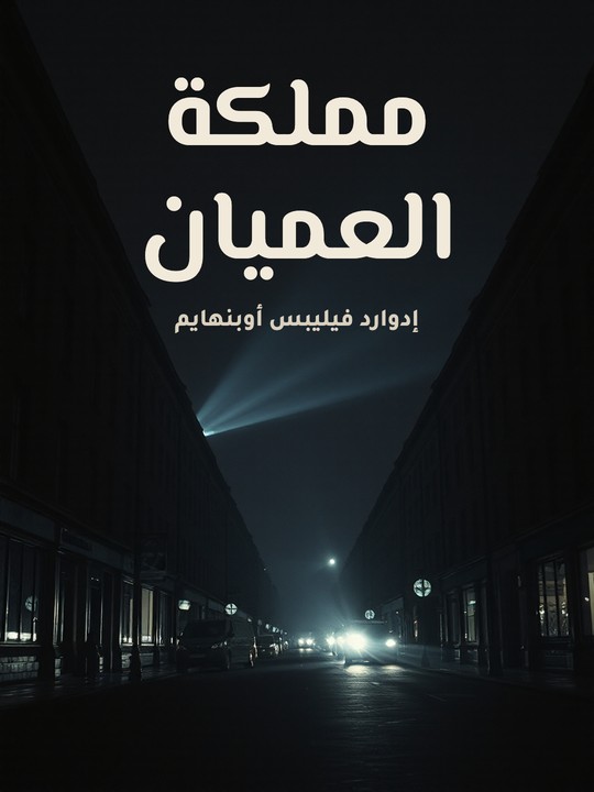 غلاف كتاب مملكة العميان