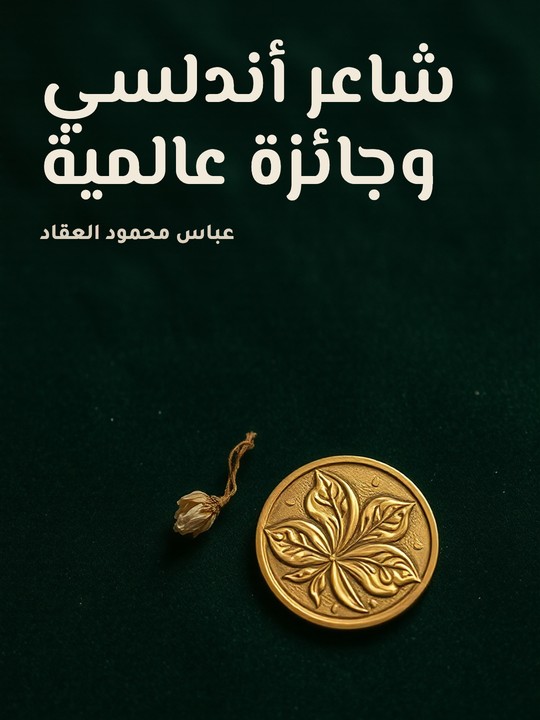 غلاف كتاب شاعر أندلسي وجائزة عالمية