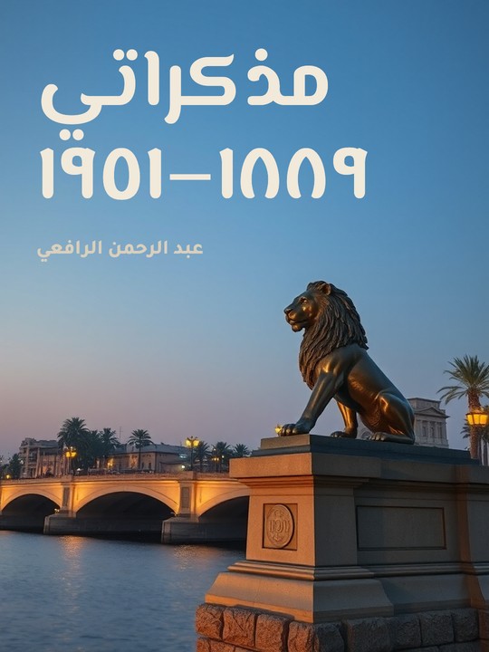 غلاف كتاب مذكراتي ١٨٨٩–١٩٥١