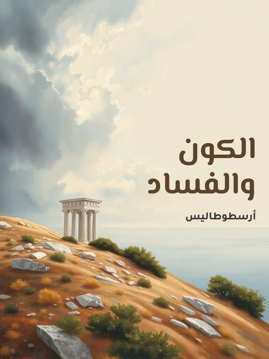 غلاف كتاب الكون والفساد