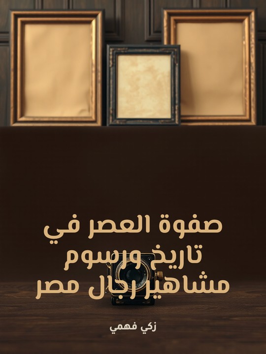 غلاف كتاب صفوة العصر في تاريخ ورسوم مشاهير رجال مصر