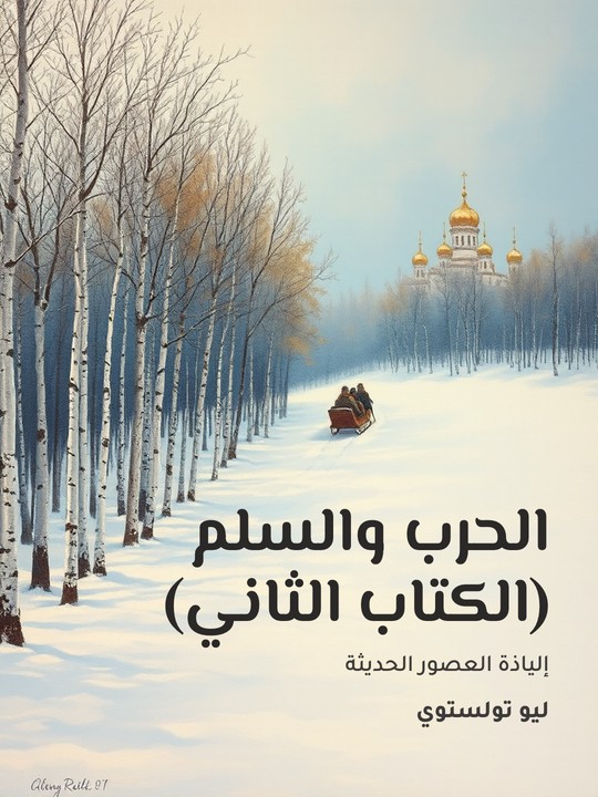 غلاف كتاب الحرب والسلم (الكتاب الثاني): إلياذة العصور الحديثة