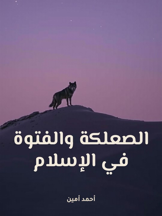 غلاف كتاب الصعلكة والفتوة في الإسلام
