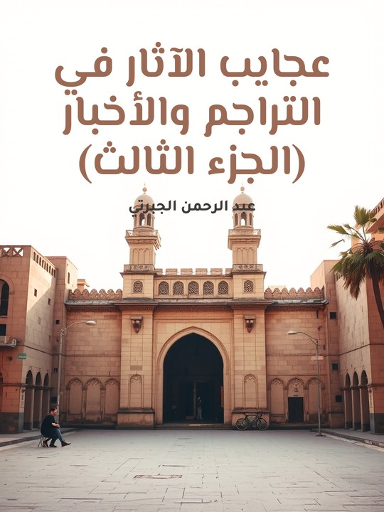 غلاف كتاب عجايب الآثار في التراجم والأخبار (الجزء الثالث)