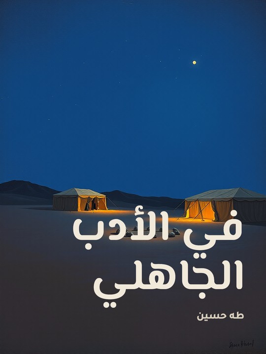 غلاف كتاب في الأدب الجاهلي