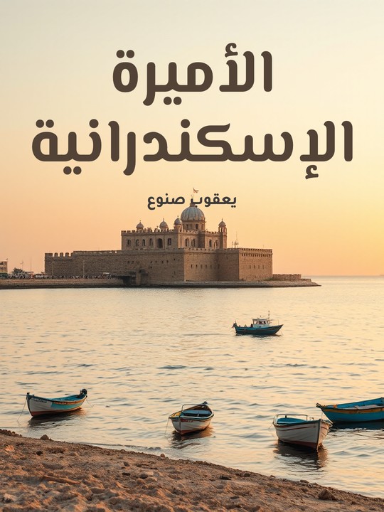 غلاف كتاب الأميرة الإسكندرانية