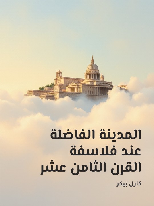 غلاف كتاب المدينة الفاضلة عند فلاسفة القرن الثامن عشر