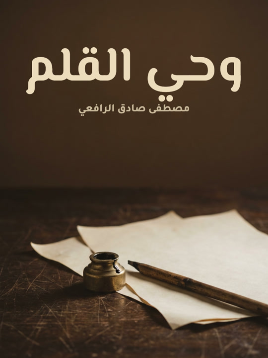 غلاف كتاب وحي القلم