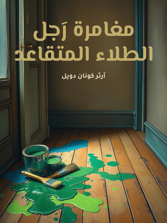 غلاف كتاب مغامرة رَجل الطلاء المتقاعد