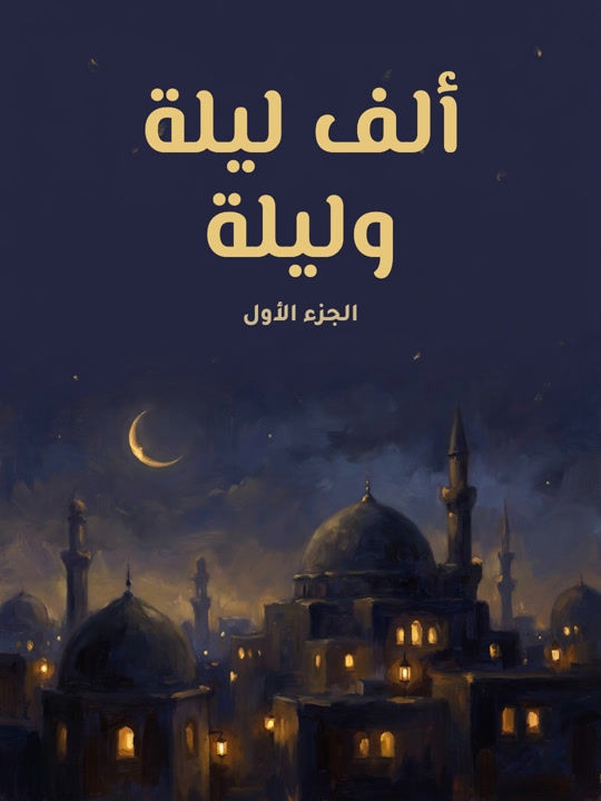 غلاف كتاب ألف ليلة وليلة (الجزء الأول)