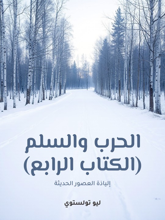 غلاف كتاب الحرب والسلم (الكتاب  الرابع): إلياذة العصور الحديثة
