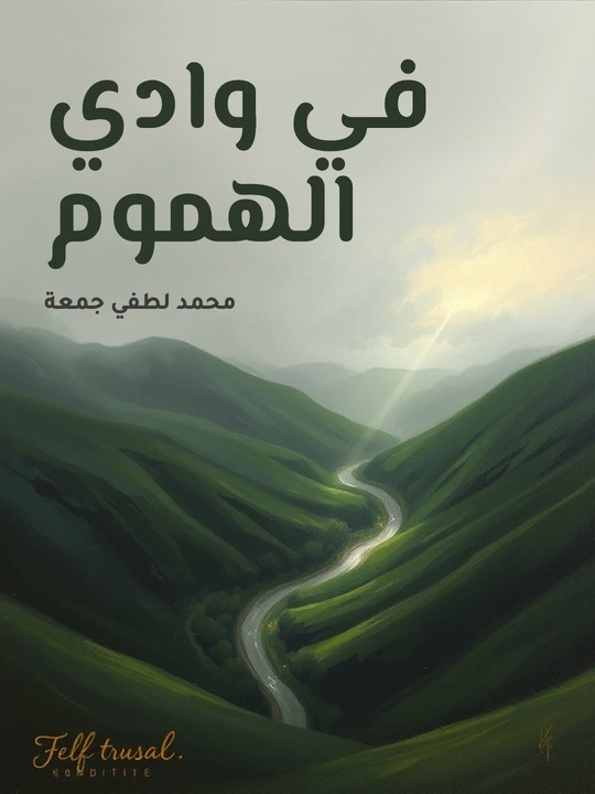 غلاف كتاب في وادي الهموم