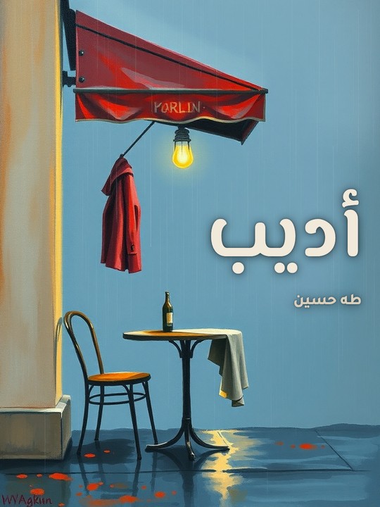 غلاف كتاب أديب