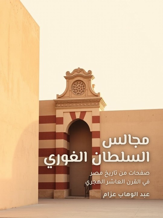 غلاف كتاب مجالس السلطان الغوري: صفحات من تاريخ مصر في القرن العاشر الهجري