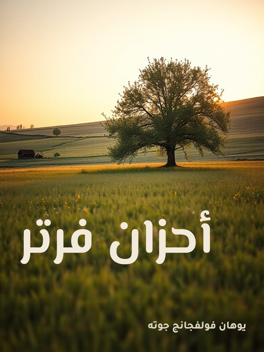 غلاف كتاب أحزان فرتر