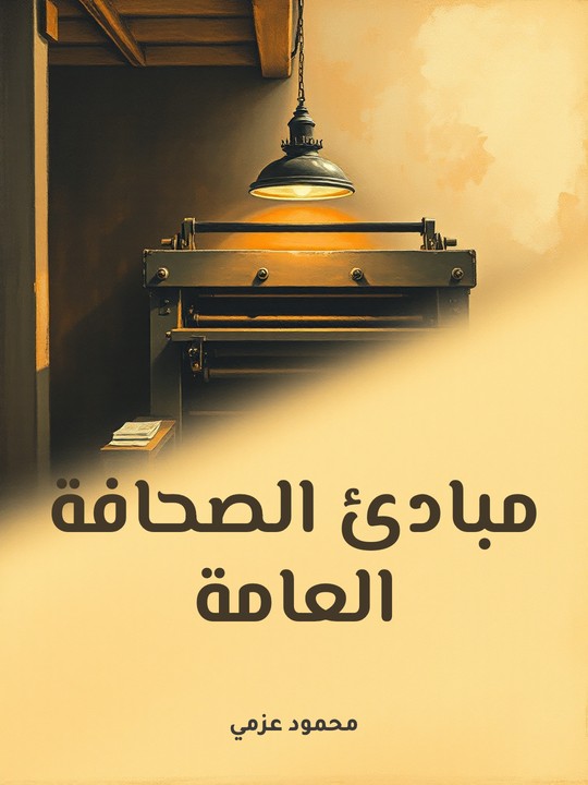 غلاف كتاب مبادئ الصحافة العامة