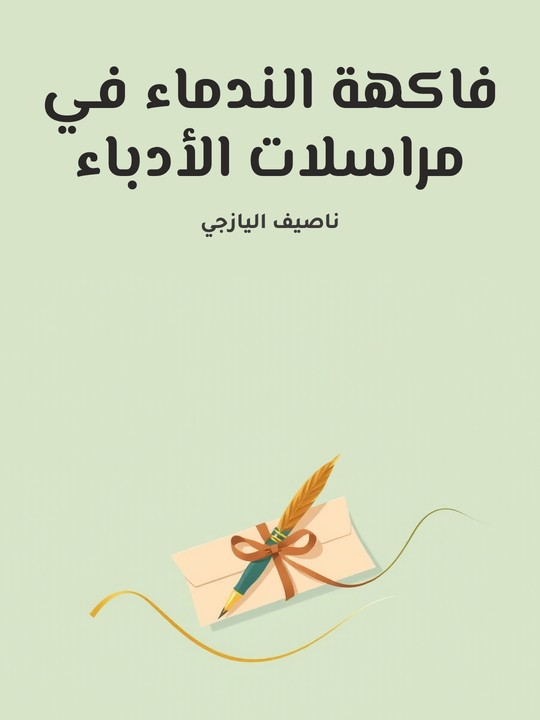 غلاف كتاب فاكهة الندماء في مراسلات الأدباء