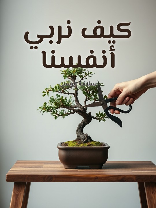 غلاف كتاب كيف نربي أنفسنا